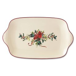 Alternative view of Lenox Premium Winter Greetings Oversized Platter