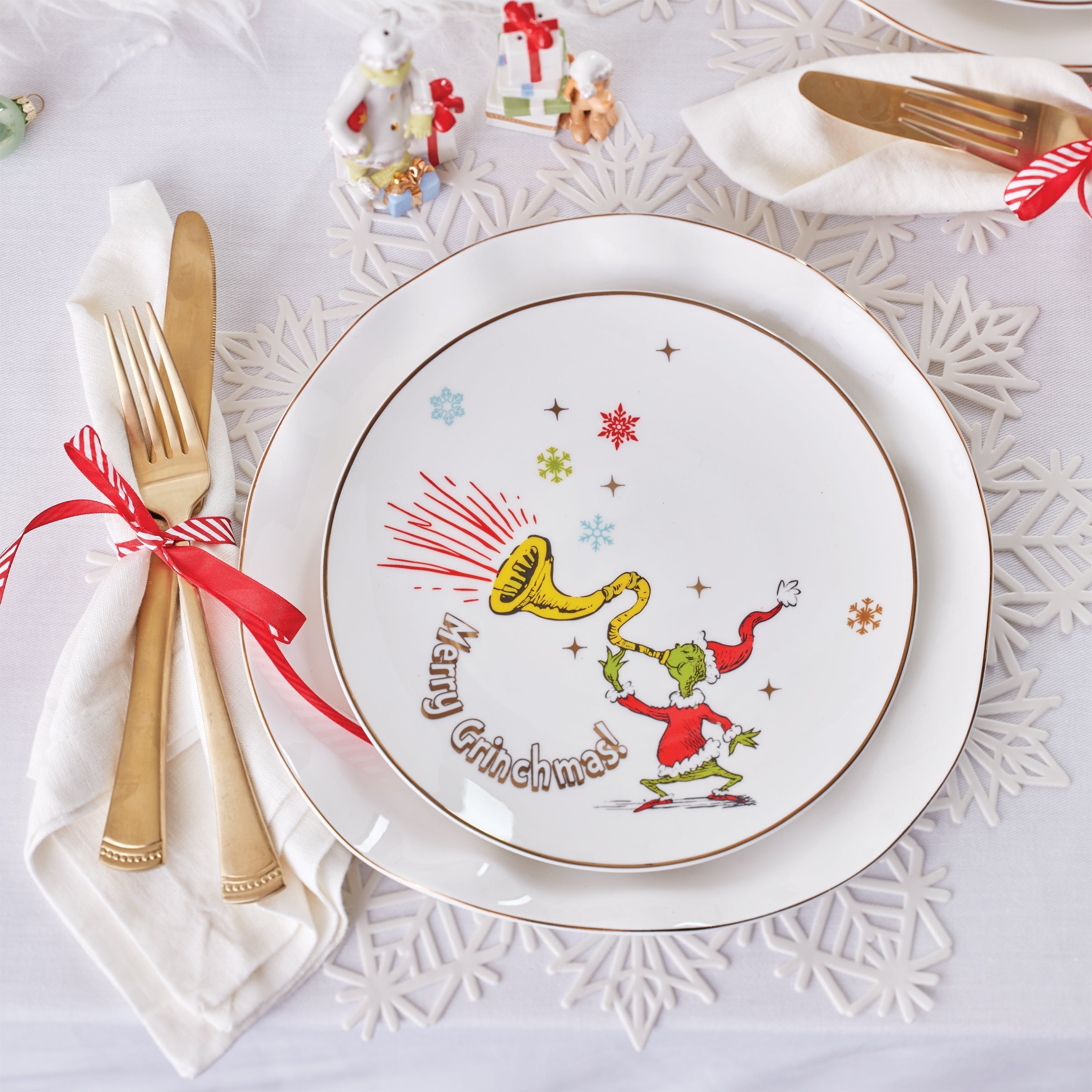 Lenox Premium Merry Grinchmas Assorted Accent Plates, Set of 4 - Image 4