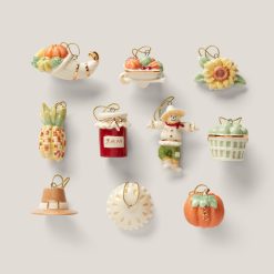 Lenox Premium Autumn Favorites 10-Piece Mini Ornament Set