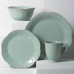 Alternative view of Lenox Premium French Perle Ice Blue 4-Piece Place Setting