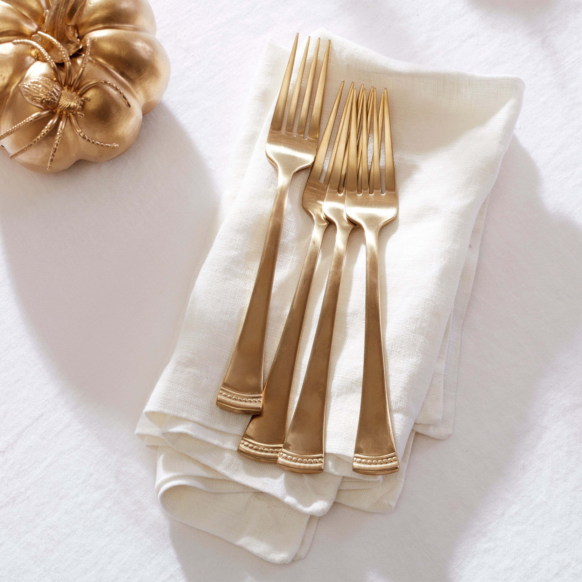 Lenox Premium Portola Gold Satin 20-Piece Flatware Set - Image 8