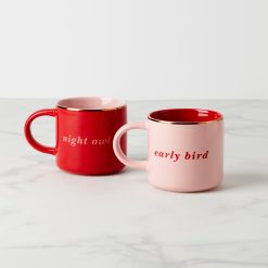 Alternative view of Lenox Premium Two of a Kind Early Bird & Night Owl Mugs, Set of 2