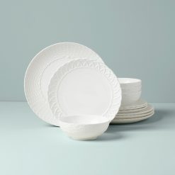 Lenox Premium Wicker Creek 12-Piece Dinnerware Set