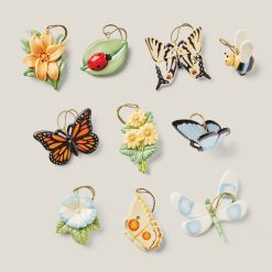 Lenox Premium Butterfly Meadow 10-Piece Mini Ornament Set