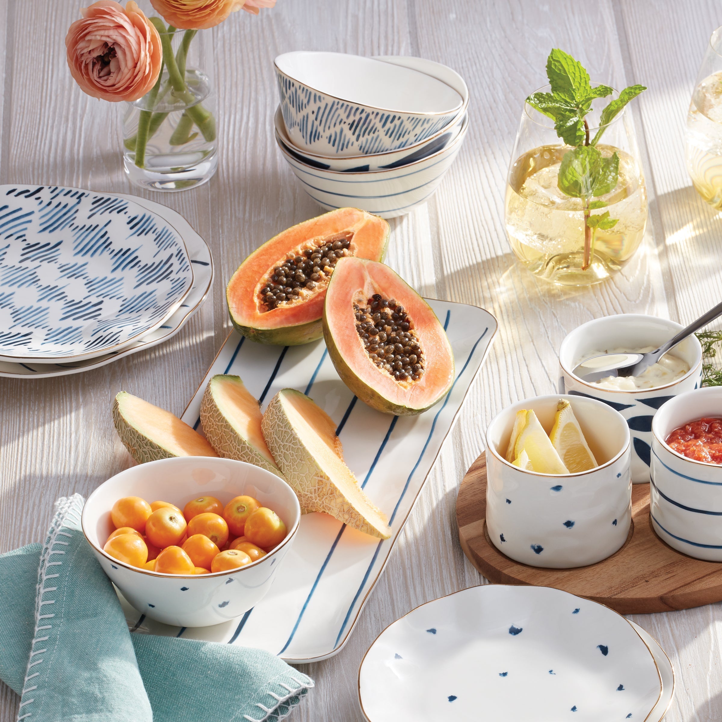 Lenox Premium Blue Bay Dessert Bowls, Set of 4 - Image 5