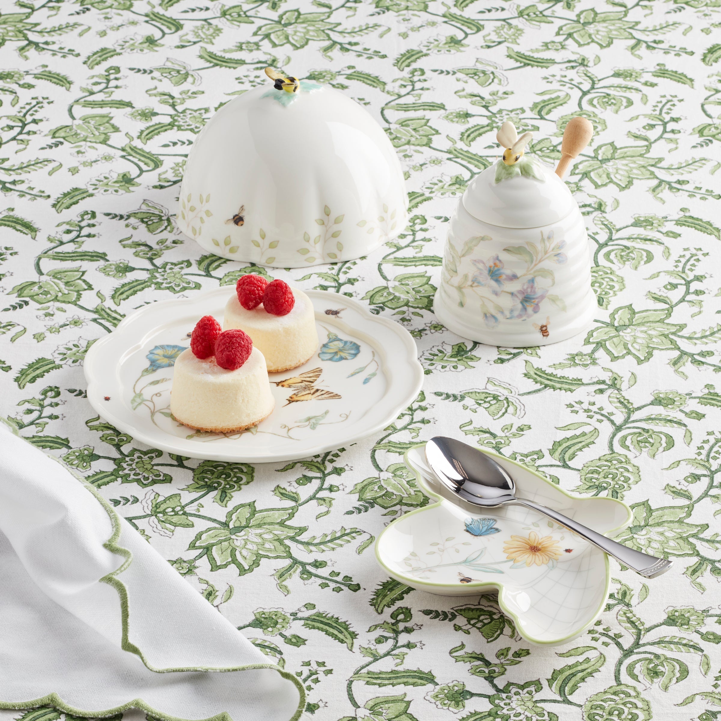 Lenox Premium Butterfly Meadow Covered Butter Dish - Image 7