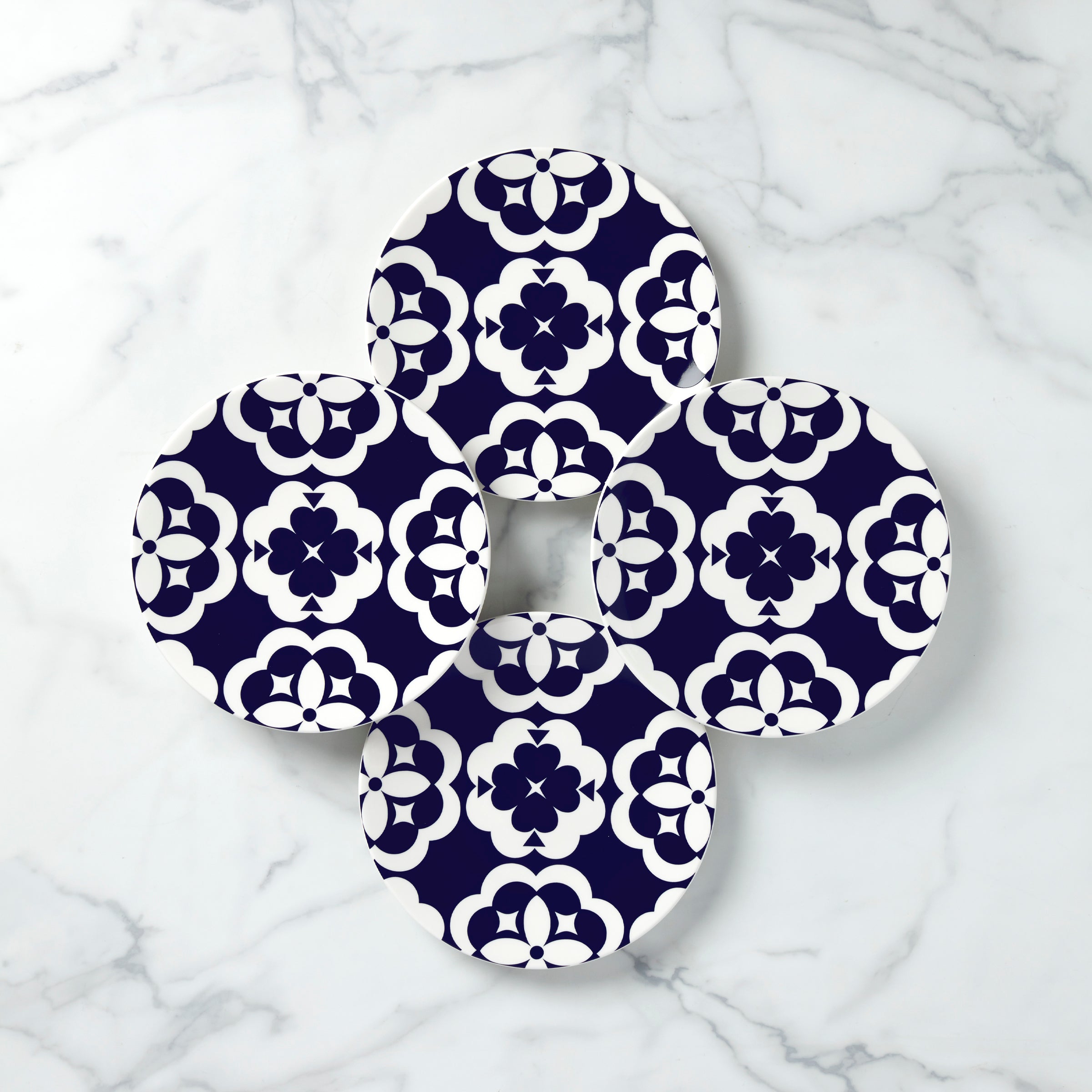 Lenox Premium Elegant Geo Accent Plates, Set of 4