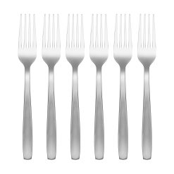 Lenox Premium Paulina Satin Mirror Dinner Forks, Set of 6