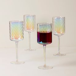 Alternative view of Lenox Premium Tuscany Classics Iridescent Red Wine Glasses, Set of 4