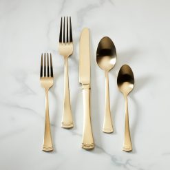 Lenox Premium Portola Gold Satin 20-Piece Flatware Set