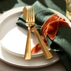 Alternative view of Lenox Premium Aptitude Gold 20-Piece Flatware Set
