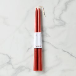 Lenox Premium Dipped Clay 12 Taper Candle, Set of 2