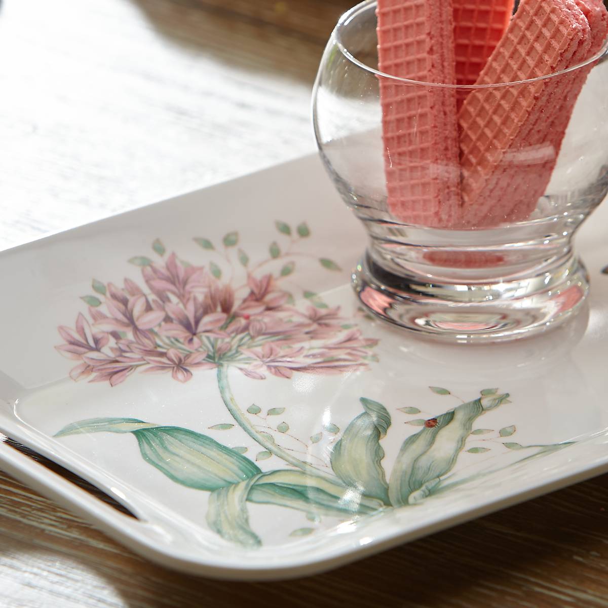 Lenox Premium Butterfly Meadow Melamine Hors d'Oeuvres Tray - Image 7