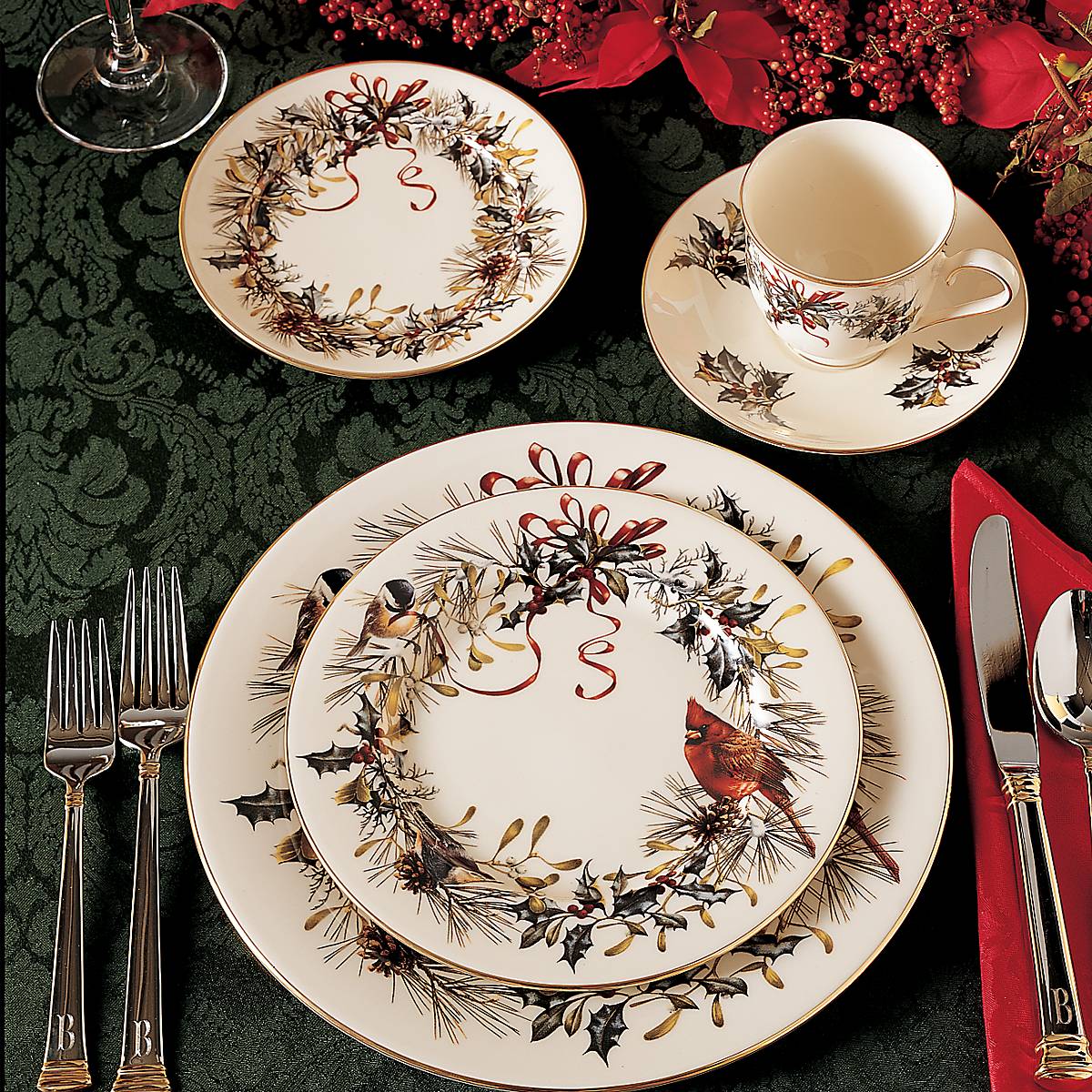 Lenox Premium Winter Greetings 5-Piece Place Setting - Image 7
