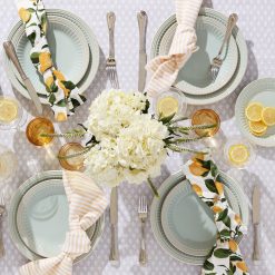 Alternative view of Lenox Premium French Perle Groove Ice Blue 12-Piece Place Setting
