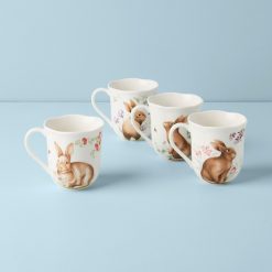 Alternative view of Lenox Premium Butterfly Meadow Bunny Mugs, Set of 4