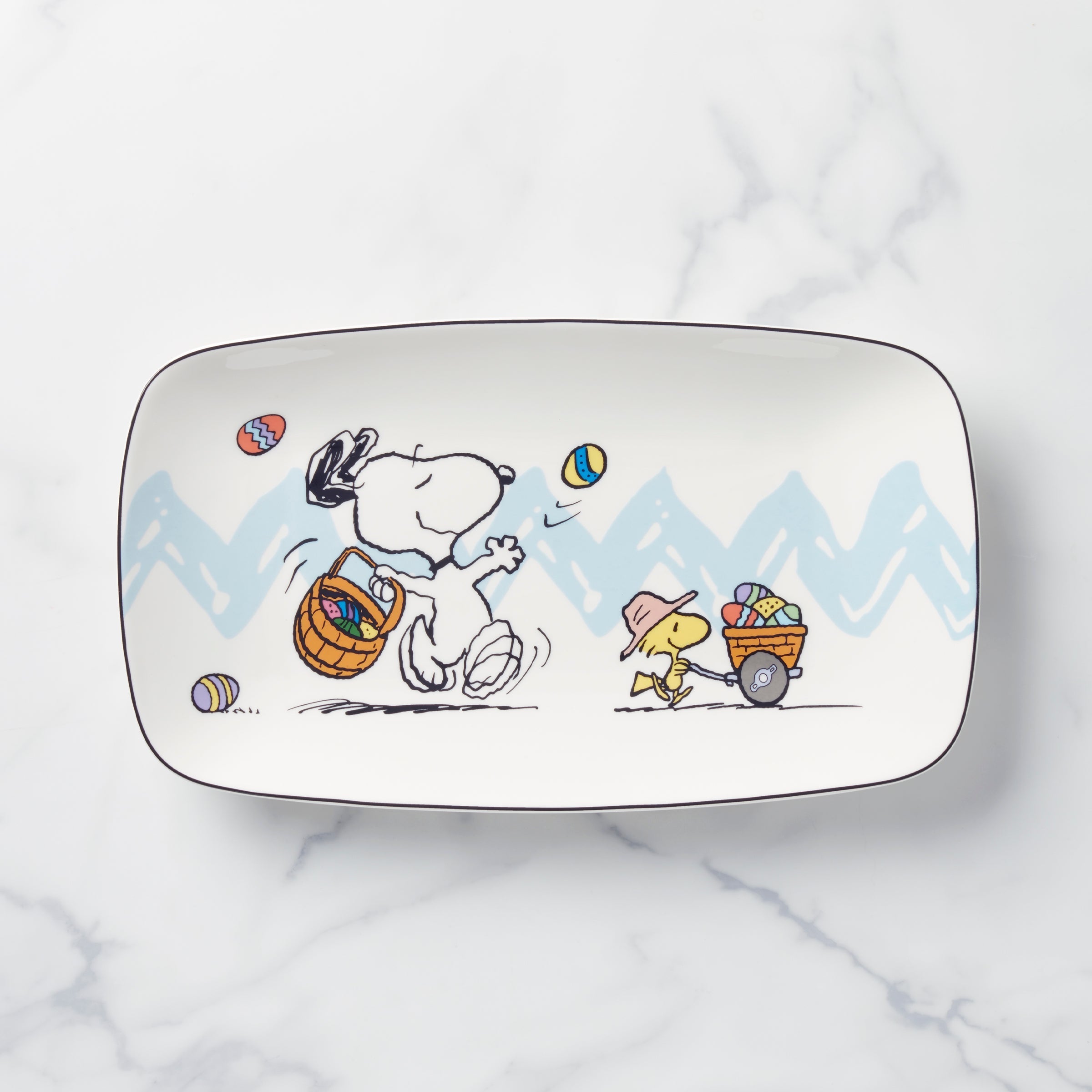 Lenox Premium Snoopy Easter Hors d'Oeuvre Tray