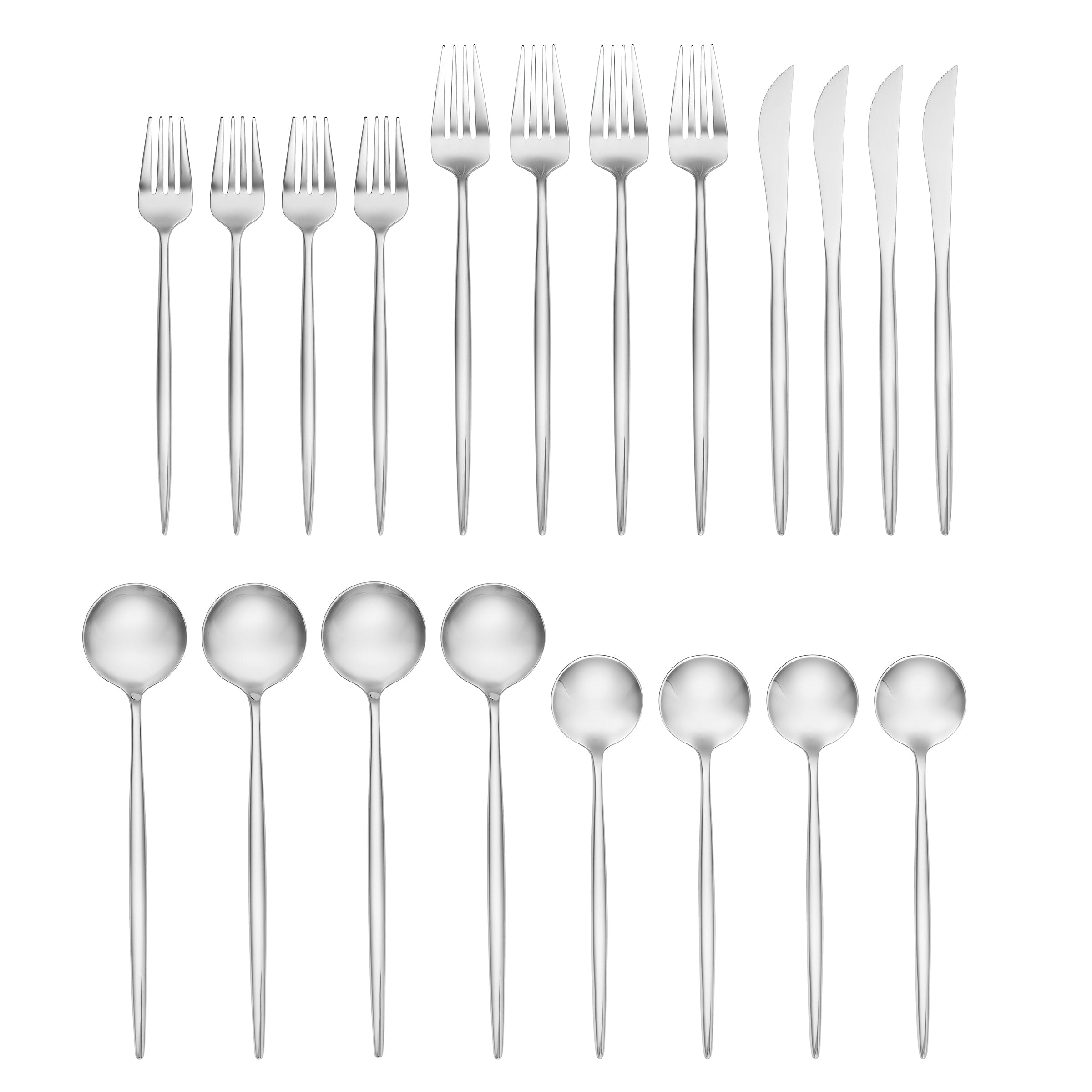 Lenox Premium Zephyr 20-Piece Flatware Set - Image 3