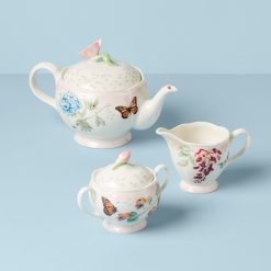 Lenox Premium Butterfly Meadow Pink Ombre 5-Piece Tea Set