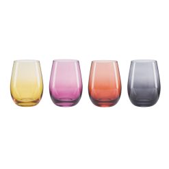 Lenox Premium Golden Hour Stemless Wine Glasses, Set of 4