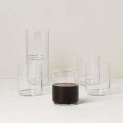 Alternative view of Lenox Premium Tuscany Classics Stackable Clear Tall Glasses, Set of 6