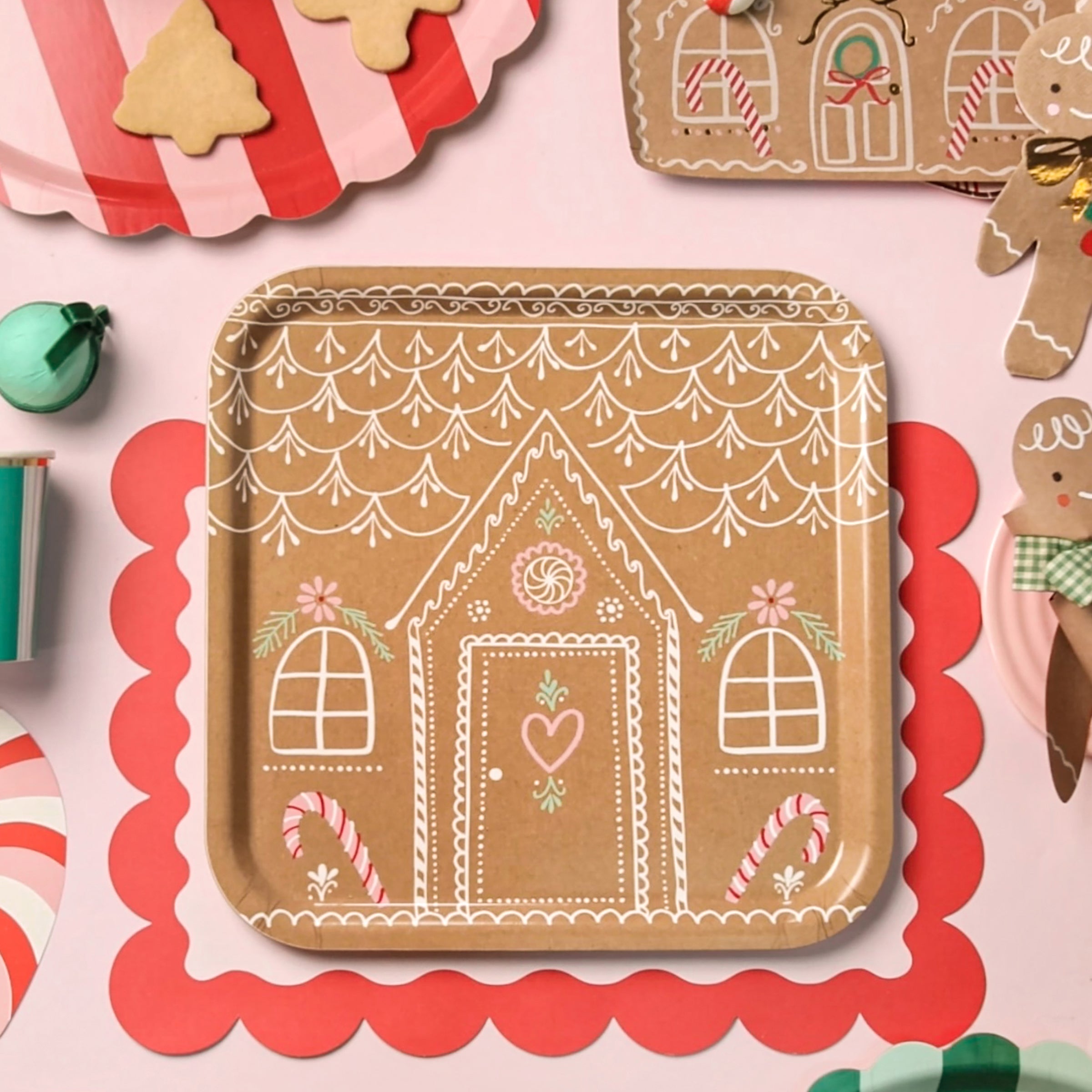 Lenox Premium Gingerbread House Tray - Image 2
