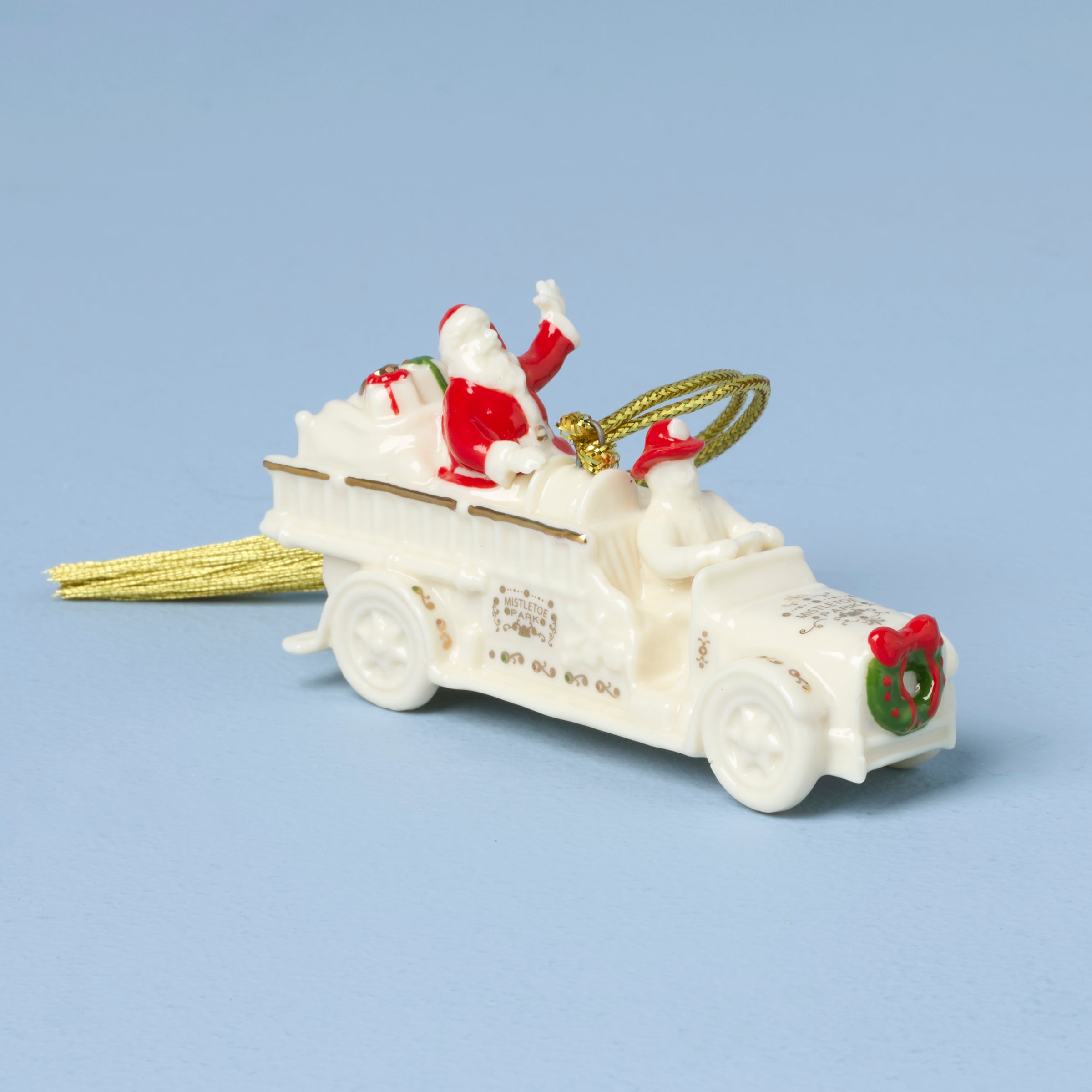 Lenox Premium Mistletoe Park Fire Truck Ornament