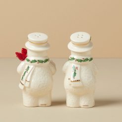 Alternative view of Lenox Premium Happy Holly Days Snowmen Salt & Pepper Set