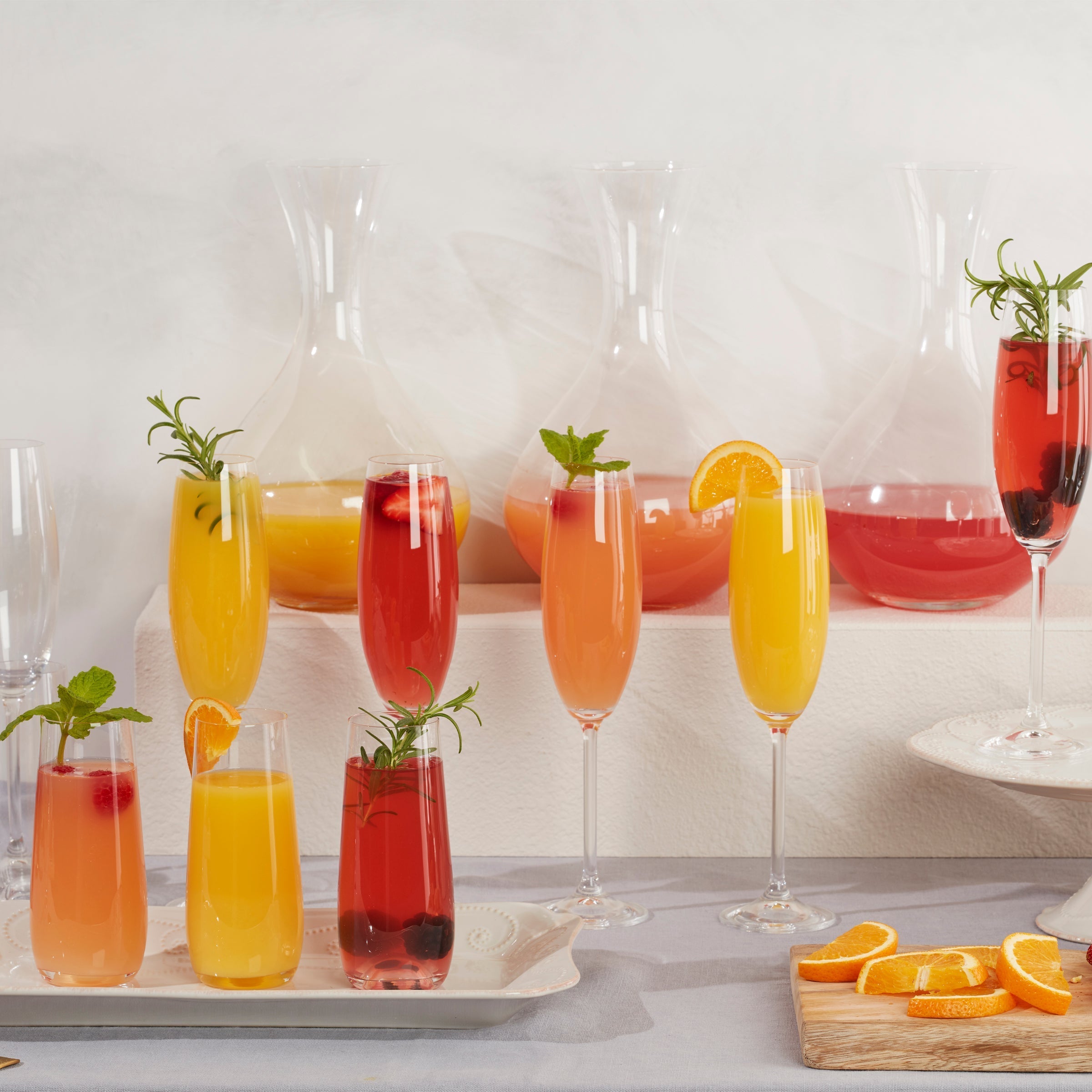 Lenox Premium Tuscany Classics Stemless Flute Glasses, Set of 6 - Image 4
