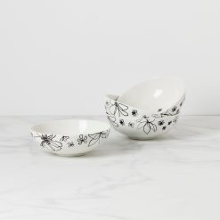 Lenox Premium Garden Doodle Cereal Bowls, Set of 4