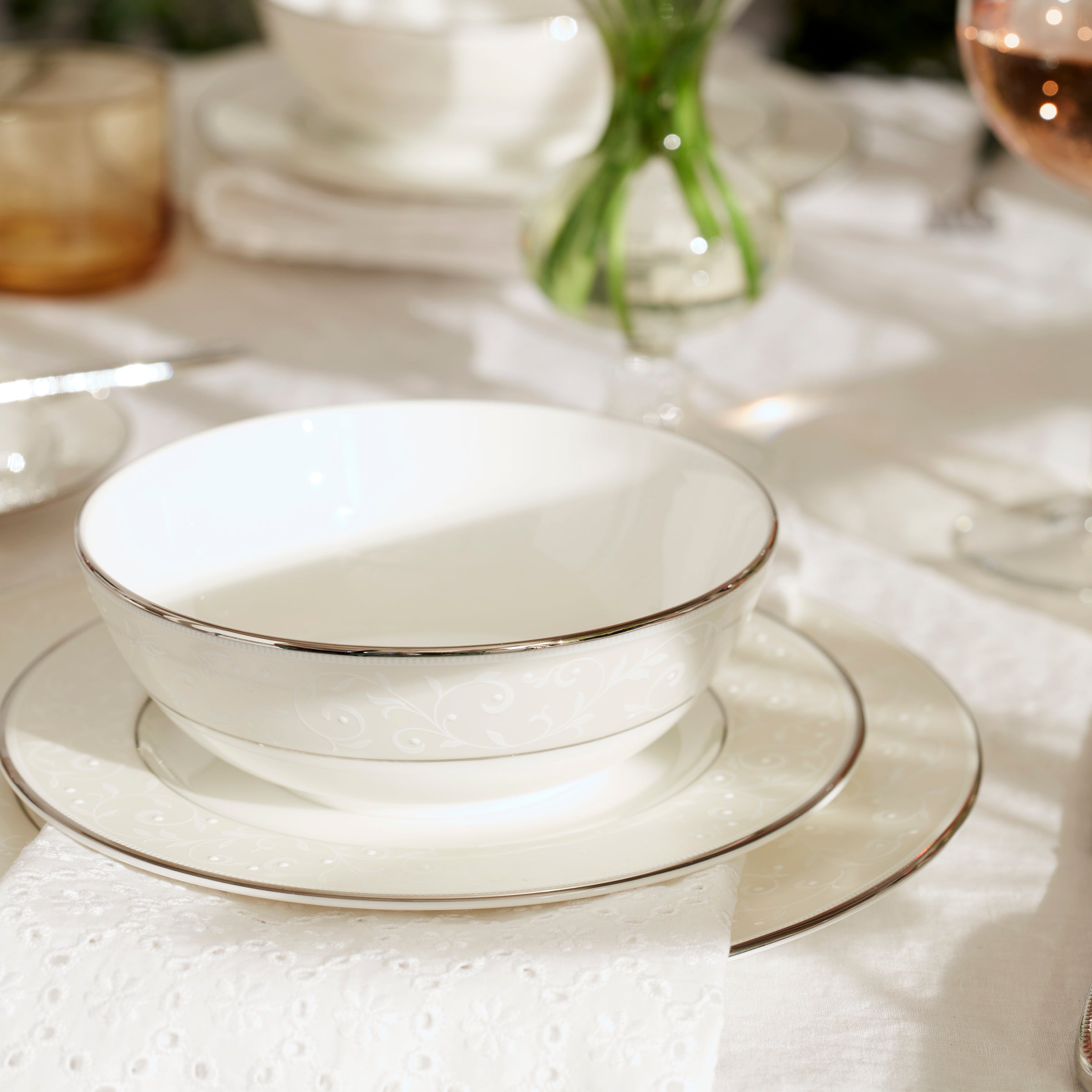 Lenox Premium Opal Innocence 5-Piece Place Setting - Image 10