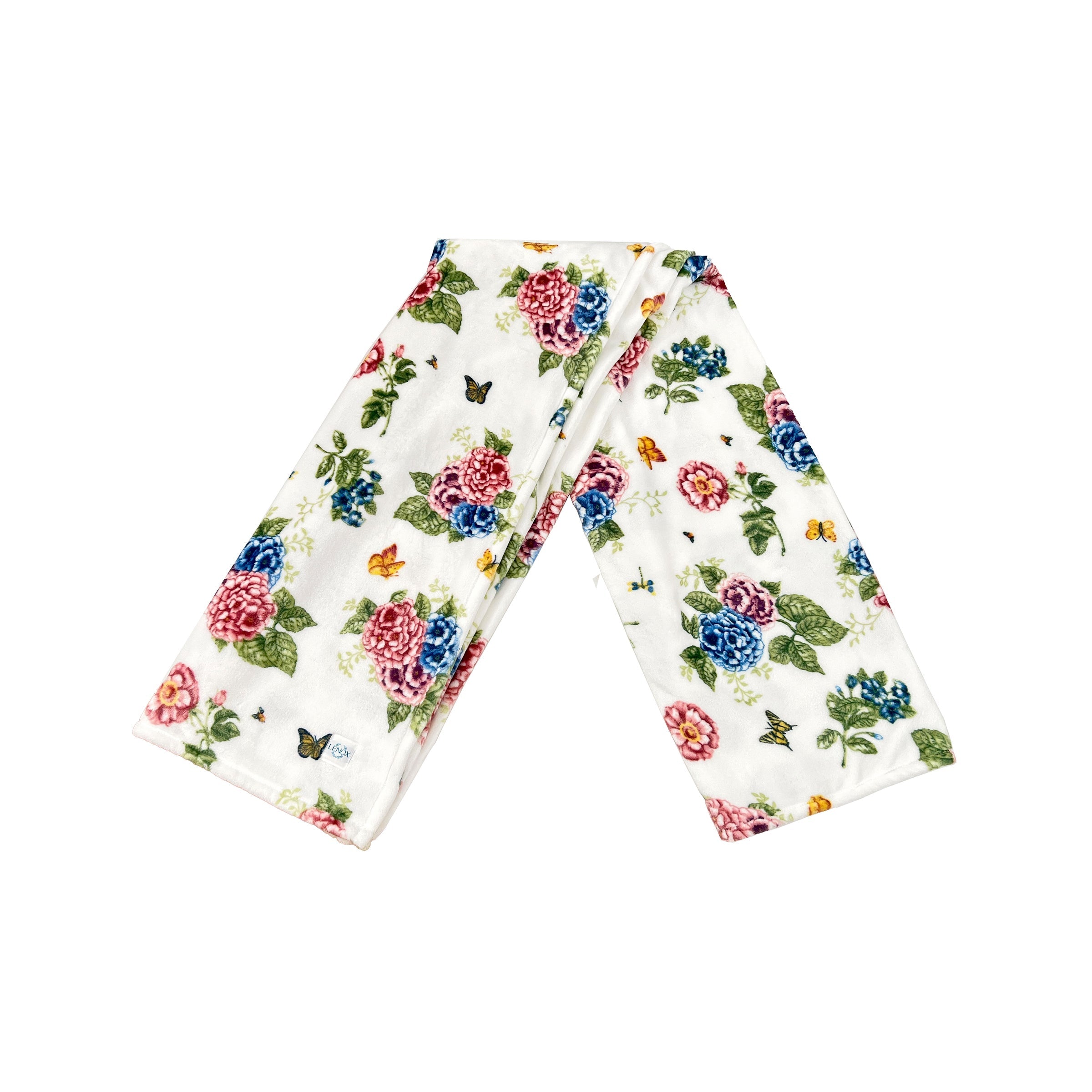 Lenox Premium Butterfly Meadow Hydrangea Throw Blanket - Image 5