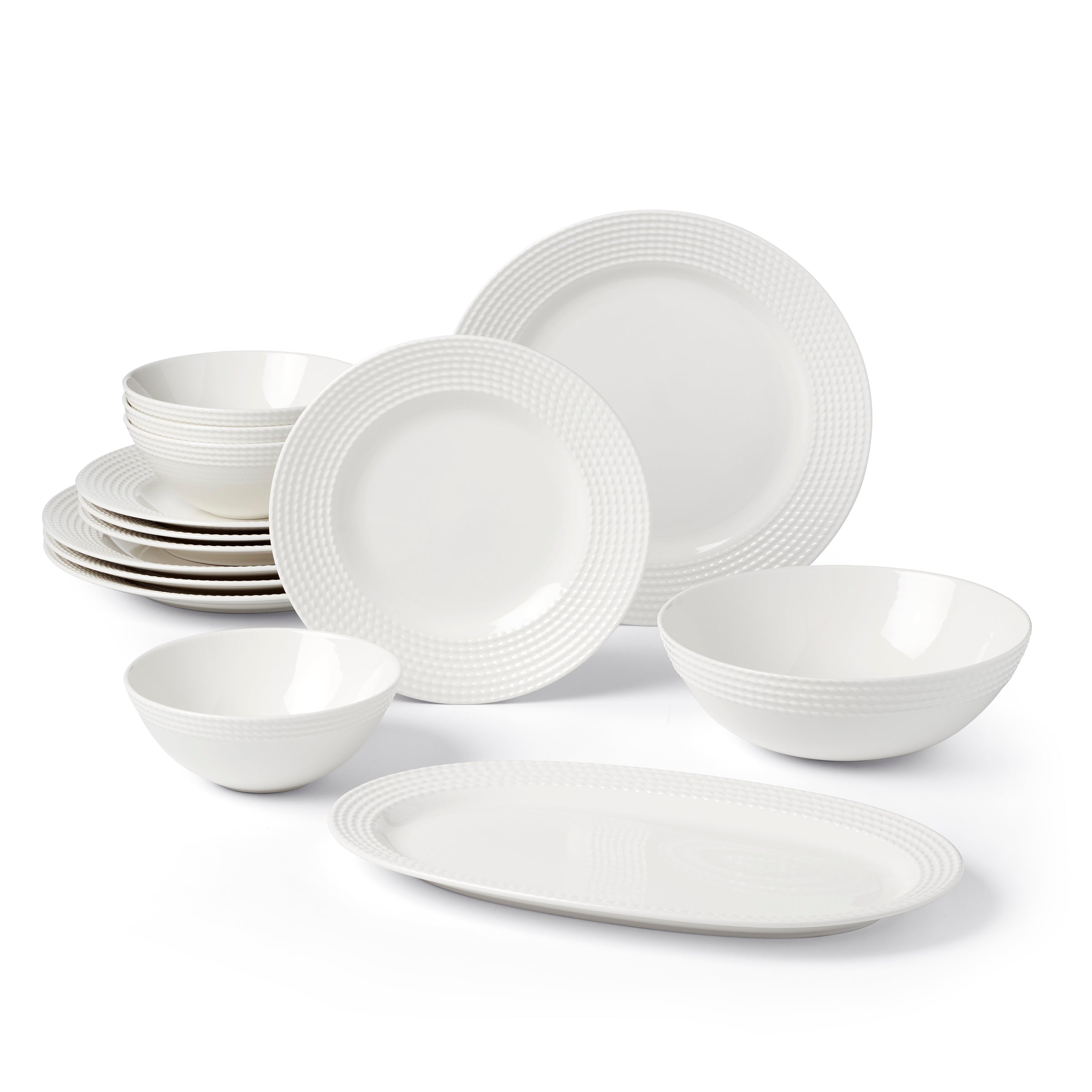 Lenox Premium Wickford 14-Piece Dinnerware Set