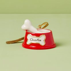 Lenox Premium Personalized Dog Bone Ornament