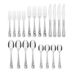 Alternative view of Lenox Premium Felicity Sand 20-Piece Flatware Set