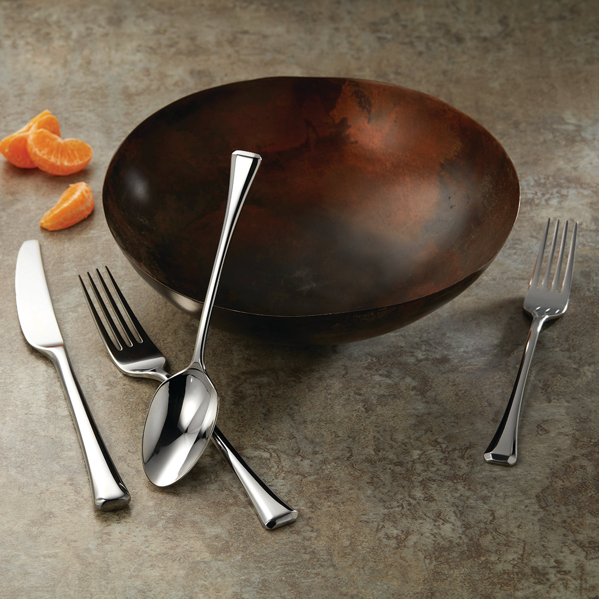 Lenox Premium Faceta 20-Piece Flatware Set - Image 2