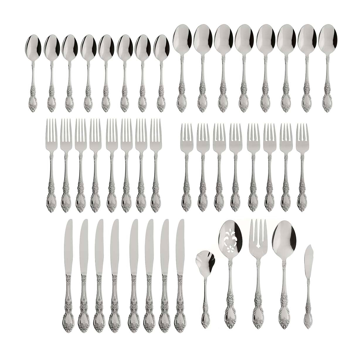Lenox Premium Wordsworth 45-Piece Flatware Set - Image 3
