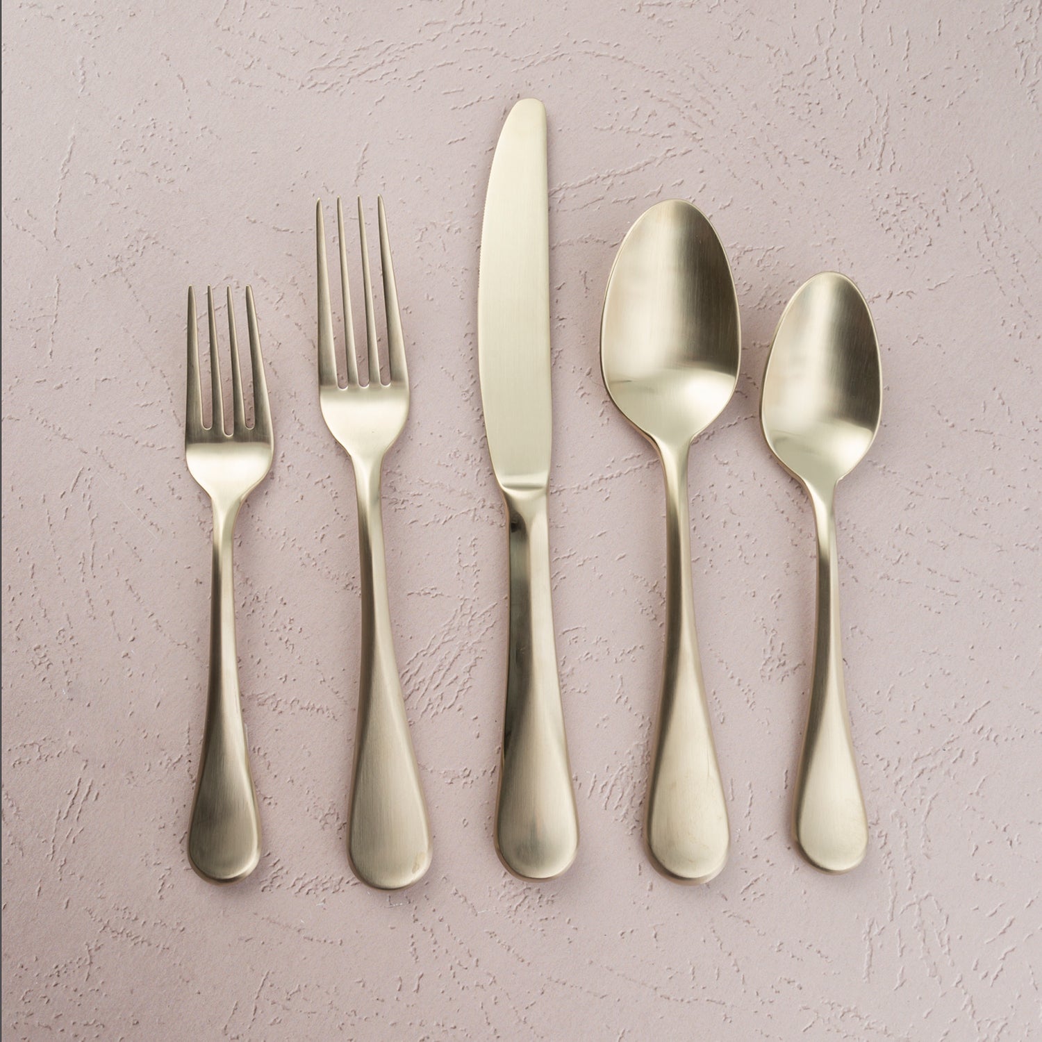 Lenox Premium Eloquence Champagne Satin 20-Piece Flatware Set - Image 3