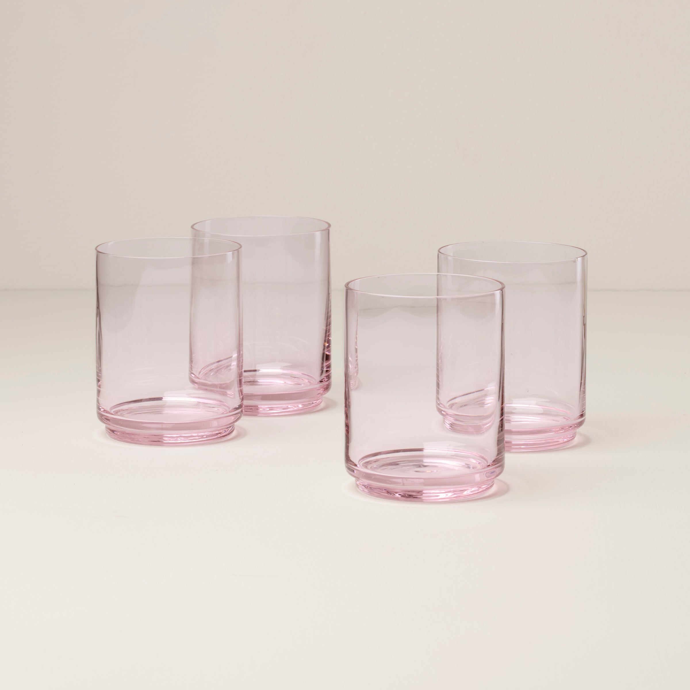 Lenox Premium Tuscany Stackable Blush Tall Glasses, Set of 4