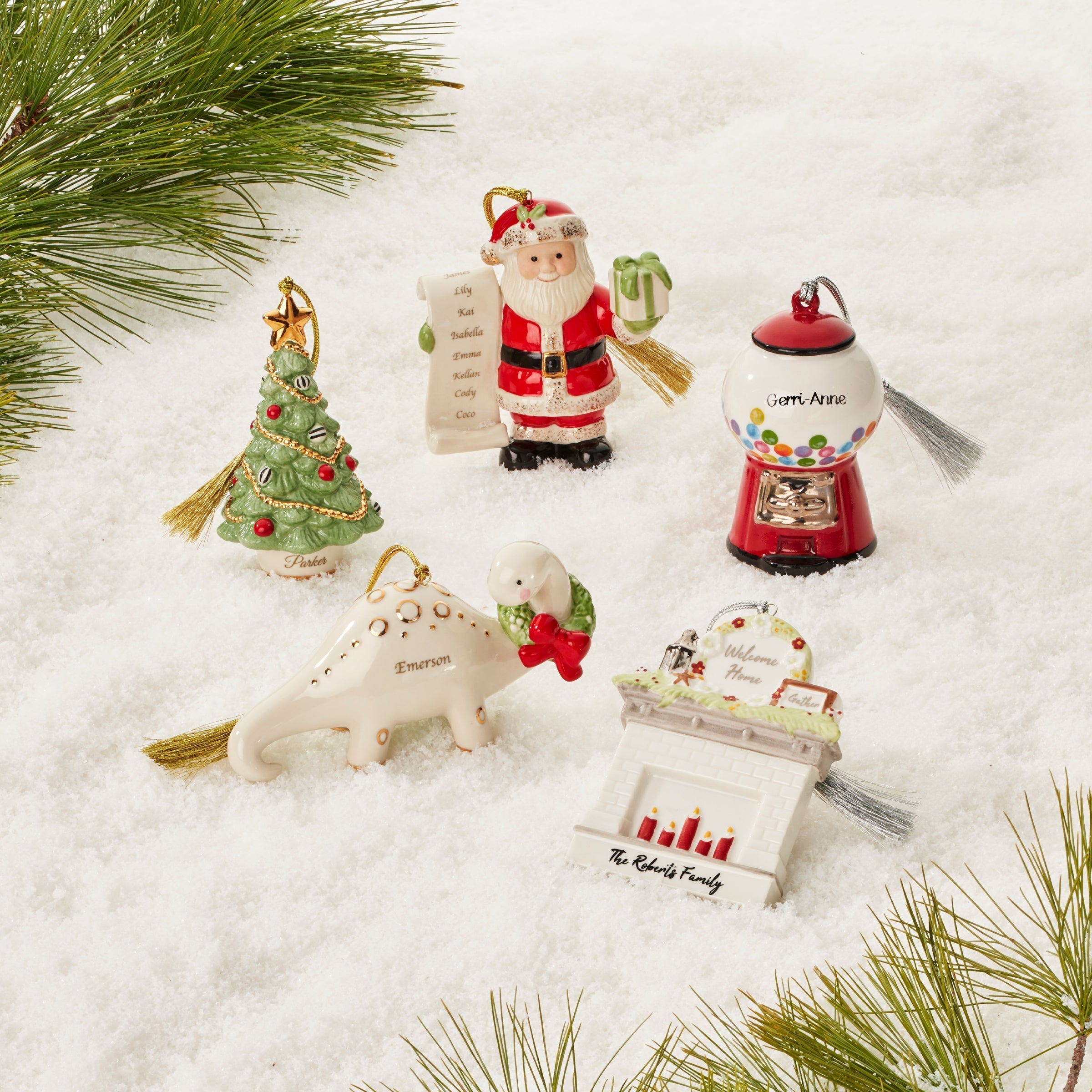 Lenox Premium Personalized Naughty & Nice Ornament - Image 8