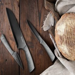 Alternative view of Lenox Premium Raintree Ash 3-Piece Cutlery Set
