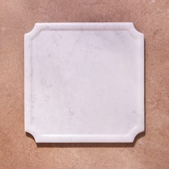 Lenox Premium White Marble Framed Square Board