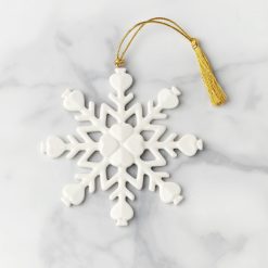 Lenox Premium Be Jolly Snowflake Ornament