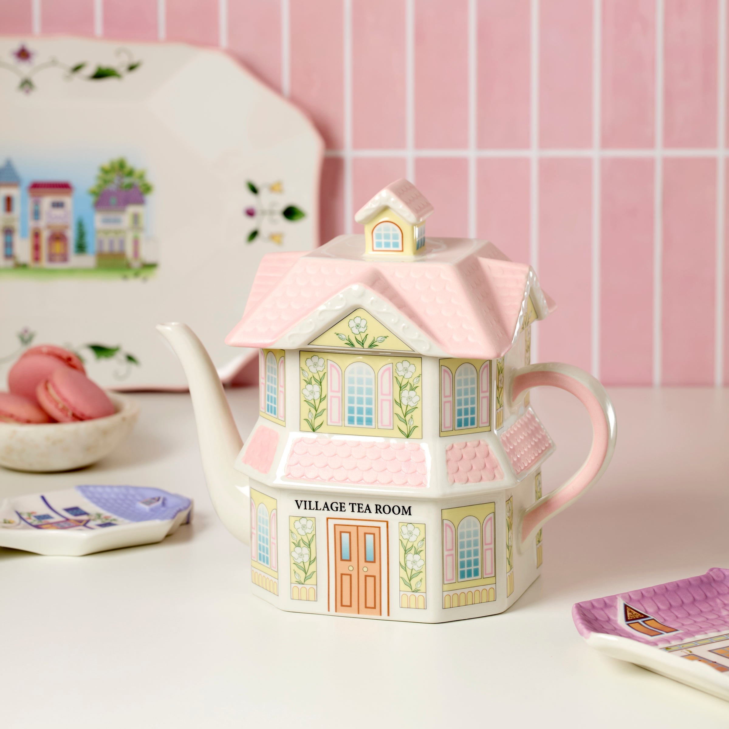 Lenox Premium Lenox Spice Village Teapot - Image 5