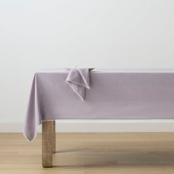 Alternative view of Lenox Premium French Perle Violet 60x84 Tablecloth