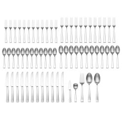 Alternative view of Lenox Premium Lewin Satin 65-Piece Flatware Set