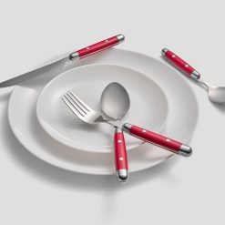 Alternative view of Lenox Premium Jubilee Red 16-Piece Flatware Set