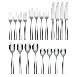 Alternative view of Lenox Premium Linden 20-Piece Flatware Set