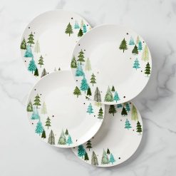 Lenox Premium Balsam Lane Dinner Plates, Set of 4