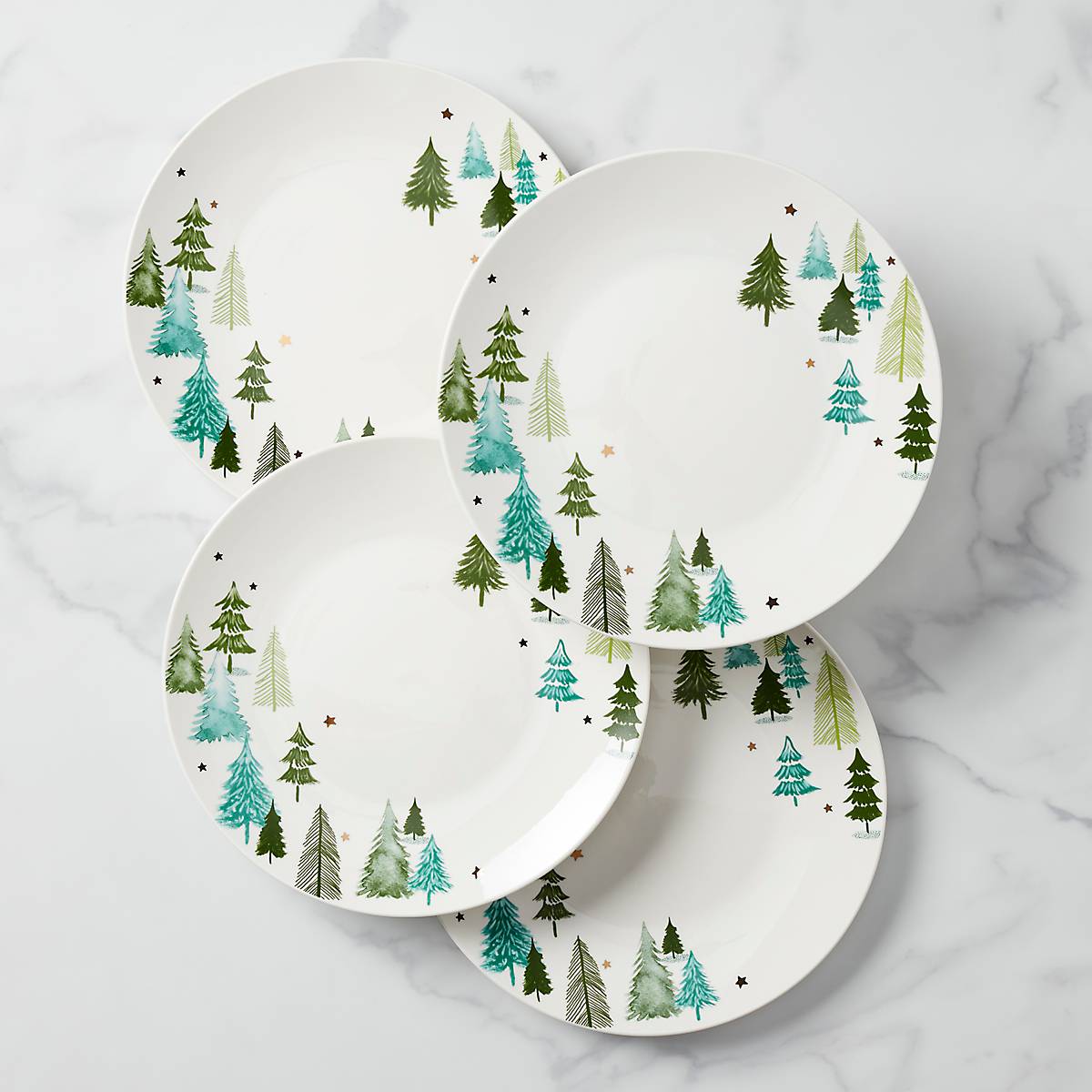 Lenox Premium Balsam Lane Dinner Plates, Set of 4